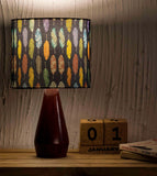 THE FEATHERS , WOODEN BASE TABLE LAMP -SKD001F