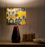 THE YELLOW DAISY, WOODEN BASE TABLE LAMP -SKD001YD