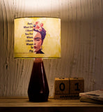THE FASHIONISTA , WOODEN BASE TABLE LAMP -SKD001FA