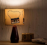 OLD MELODIES , WOODEN BASE TABLE LAMP -SKD001OM