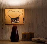 OLD MELODIES , WOODEN BASE TABLE LAMP -SKD001OM