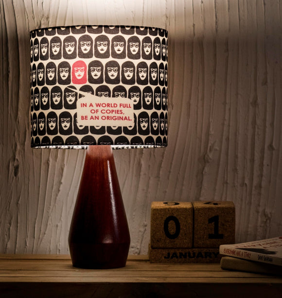 THE INSPIRATION , WOODEN BASE TABLE LAMP -SKD001IS