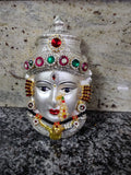 German silver washable Lakshmi  Pearl Face with special stone work-SNPFLA001