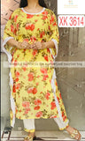 X Kurti ,Georgette kurti with crocia lace work for women-KFGK001