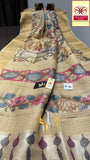 SHREE GOVARDHAN, Original Pen Kalamkari Hand Paint Tussar Silk Saree-PDSTSS001SG