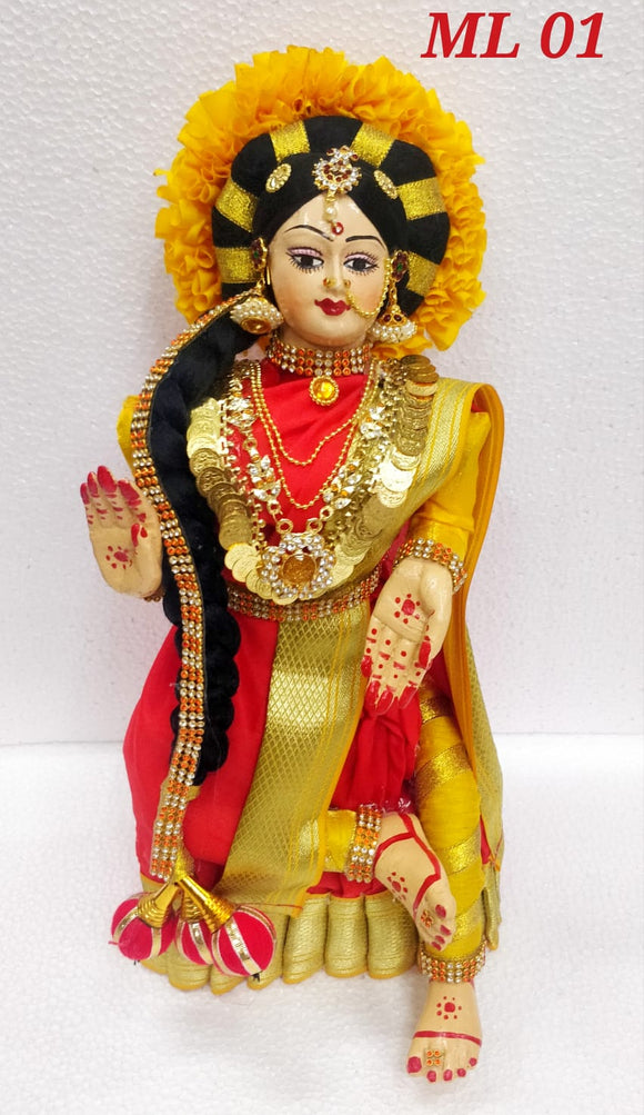 DECORATED AMMAN IDOL FOR VARALAKSHMI PUJA-SAYAI001