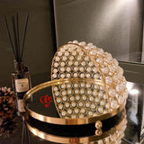 EXCLUSIVE MIRROR PEARL  GOLDEN DOME PLATTER-ANUBMPDP001