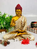 ELEGANT BUDDHA BLESSING POSTURE FIGURINE-SKDBBF001