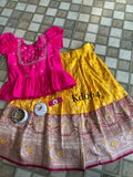 EXCLUSIVE  BANARASI  LEHENGA  FOR LITTLE  PRINCESS -SAYDSBL001YP