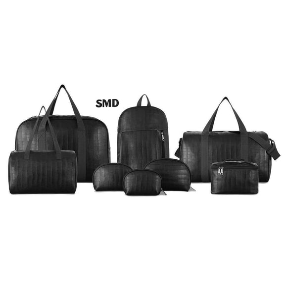 SET OF 8 PCS, TRAVEL COMBO BAGS IN STYLE -WBR001B