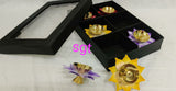 SET OF 6 , BRASS COLORED DIYA FOR DIWALI -SNBCD001