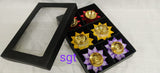 SET OF 6 , BRASS COLORED DIYA FOR DIWALI -SNBCD001