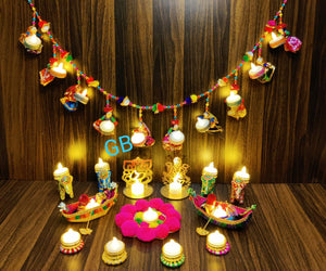 DGB Rajasthani Puppets Combo For Diwali Decorations-ANKIDD01RP