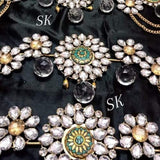 CRYSTAL HANGING KUNDAN BANERWAL FOR DIWALI DECORATION-SKDBWCRY001