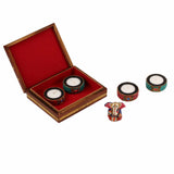 SURBHI , SPECIAL DIWALI GIFT BOX WITH LORD GANESHA AND HANDMADE CHANDLES-SKDGBC001