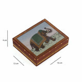 SURBHI , SPECIAL DIWALI GIFT BOX WITH LORD GANESHA AND HANDMADE CHANDLES-SKDGBC001