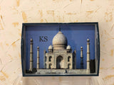 Mdf Meena tray Taj Mahal design-SKDTM001