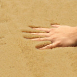 LIGHT BROWN COLOR SANTUSHTI BEDSIDE RUNNER-ANUBBSR001LB