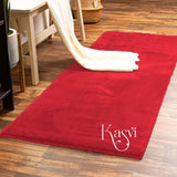 RED COLOR SANTUSHTI BEDSIDE RUNNER-ANUBBSR001R