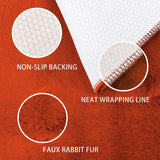 RED COLOR SANTUSHTI BEDSIDE RUNNER-ANUBBSR001R