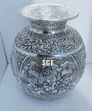 Ashadam Masam Special Antique German Silver Kodapana with Krisha Stories Engraving-SNKSE001
