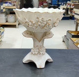 ELEGANT WHITE PORCELAIN TURKISH  FRUIT BOWL-RAJAFB001
