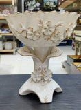 ELEGANT WHITE PORCELAIN TURKISH  FRUIT BOWL-RAJAFB001