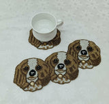 CUTE BEAD COASTERS FOR DOG LOVERS-ANUBBCPL001