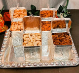 SHUBANGI , German silver Big Size Box/Dibbie with Tray Set-RAJGSB001