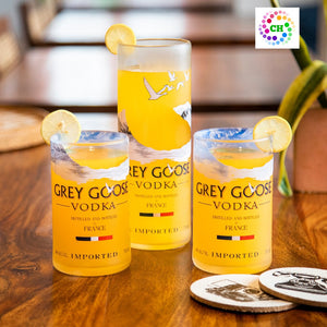 CH ,Make Your parties double the fun with our Set of 3  recycled glasses-ANKIRG001