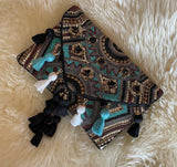 MRINALINI, DESIGNER  BLUE BEAD  CLUTCH BAG FOR WOMEN -JCMBBC001