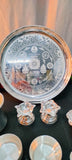 SURABHI GERMAN SILVER POOJA THALI SET -SKDPTS001S
