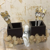 Wooden Cutlery and Napkin Holder-PANICH001