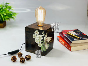 Wooden Uplighter Bella and Bloom Table Lamp Modern Design-SKDTL001BB