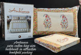 AMBIENCE BY HANDLOOM HUB  KING SIZE COTTON  BEDSHEET SET-PANIPBSS001Y