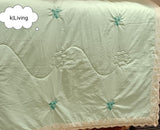 DAISY , Double Bed super soft ac comforter that comes with elegant  embroidery and lace- PREETDBC001