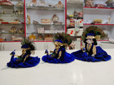 Beautiful Poshak in shanil fabric with Peacock Rath theme -POSHPR001
