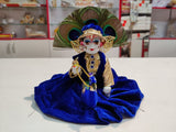 Beautiful Poshak in shanil fabric with Peacock Rath theme -POSHPR001
