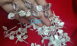 108 , GERMAN SILVER THULASI DALALU FOR PUJA-CZYTD001