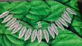 GERMAN SILVER MANGO LEAVES DESIGN THORAN FOR DOOR DECORATION-SNDD001S