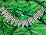 GERMAN SILVER MANGO LEAVES DESIGN THORAN FOR DOOR DECORATION-SNDD001S