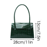 New Fashion Crocodile Pattern PU Leather Female Handbag-FB001HBG