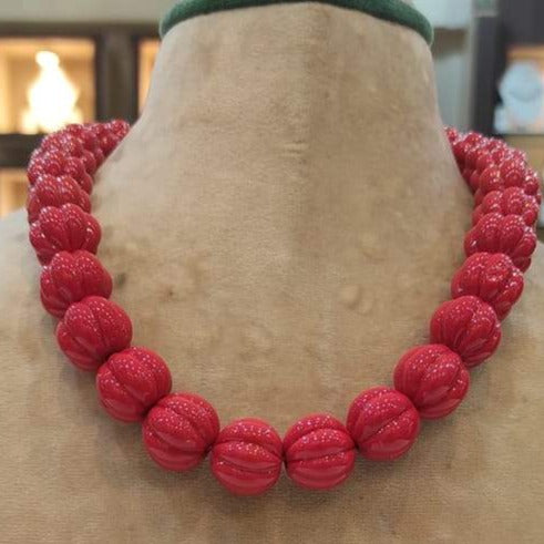 Rough Red Coral Necklace, Womens Aura Quartz Cluster Statement Pendant –  KatKoutureJewelry