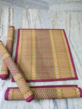 4 PCS Elegant Puja Asan or Chatai /Pooja Mat For Sankranti-SKDPA001A