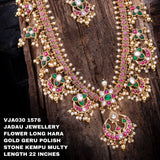 VEERANGANA, LONG JADAU NECKLACE SET FOR WOMEN -SAYDVNS001