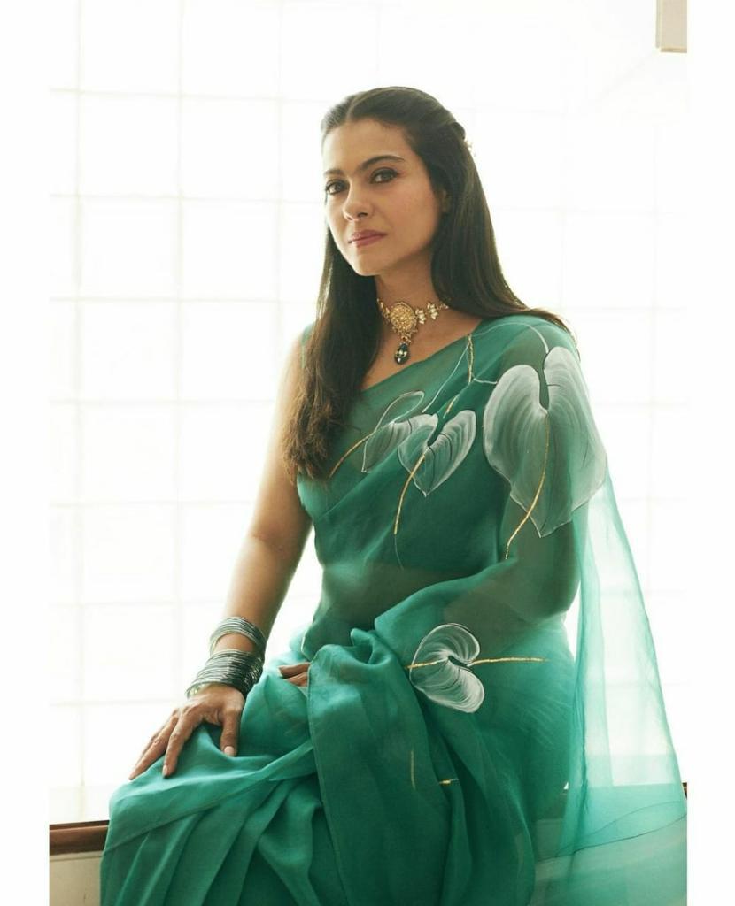 KAJOL INSPIRED BLUE BOOLYWOOD REPLICA SAREE FOR WOMEN -FOFBR001K –  www.soosi.co.in
