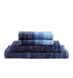 4 PCS FLORAL COTTAGE  DIGITAL PRINT BATH TOWEL SET -GTBTS001BH