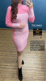PINK HUES THE VINTAGE CLOSET NEW WOOLEN DRESS FOR WOMEN -FOFWD001P