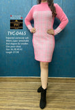 PINK HUES THE VINTAGE CLOSET NEW WOOLEN DRESS FOR WOMEN -FOFWD001P