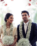 Gorgeous Varmala with an overdose of Baby’s Breath Flowers-PUNEBBF001